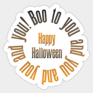 Happy Halloween! Sticker